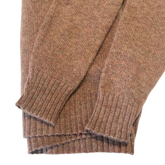 Puritan Brown Wool Pullover Long Sleeves Vintage Sweater Size Large - Picture 4 of 10